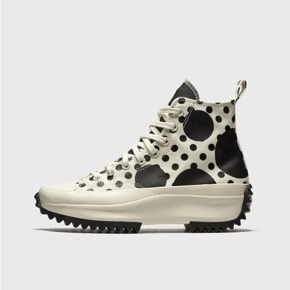Brand New Unisex Converse Run Star Hike Hi - Polka Dot - Picture 2 of 4